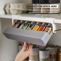 Kitchen Self - Adhesive Wall - Mounted Spice Organizer - Gadget and Glam Shop