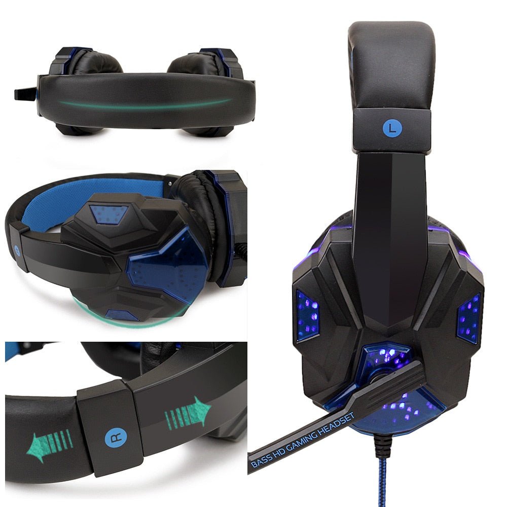 Led Light Wired Gamer Headset - Gadget and Glam Shop