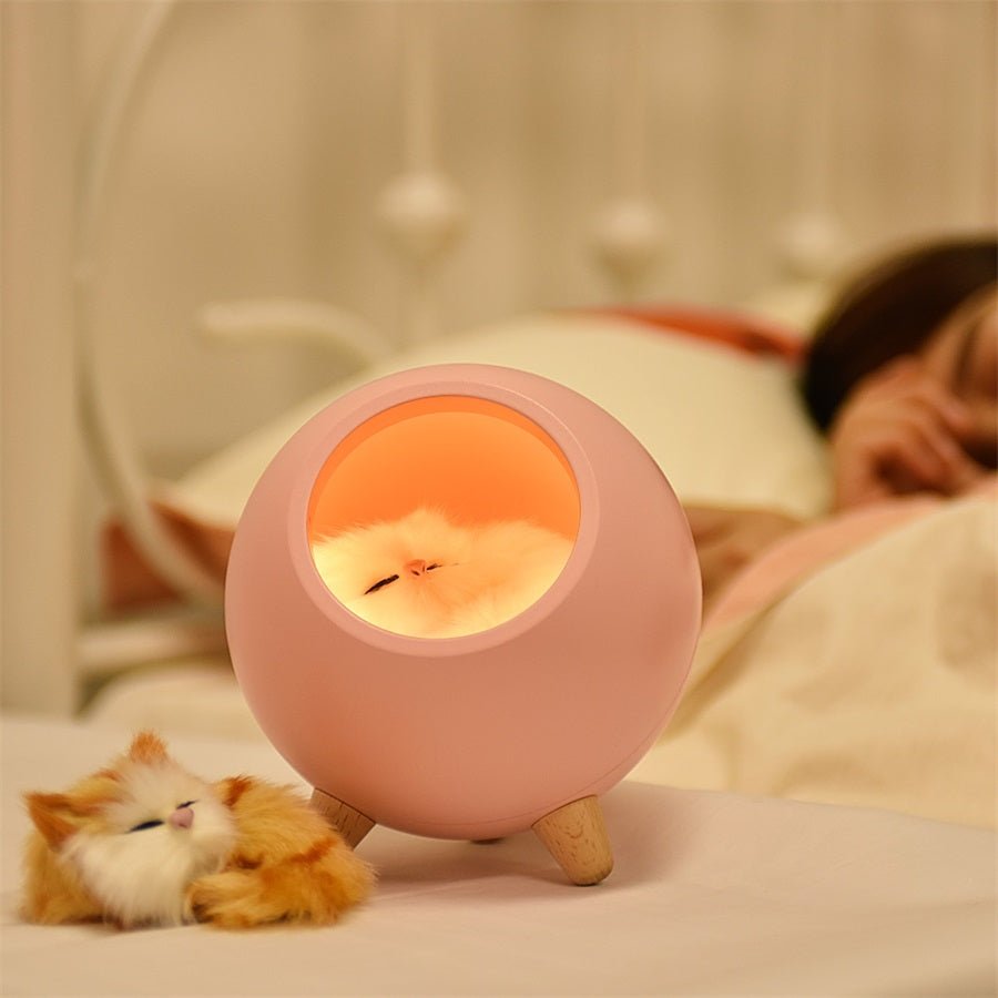 LED Cat Light USB Touch Night Llight Bionic Cat Stepless Dimming Atmosphere Night Light Room Decoration Lamp Holiday Gift - Gadget and Glam Shop