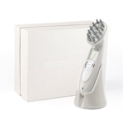 Electric Laser Hair Growth Comb Infrared EMS RF Vibration Massager Microcurrent Hair Care Hair Loss Treatment Hair Regrowth - Gadget and Glam Shop