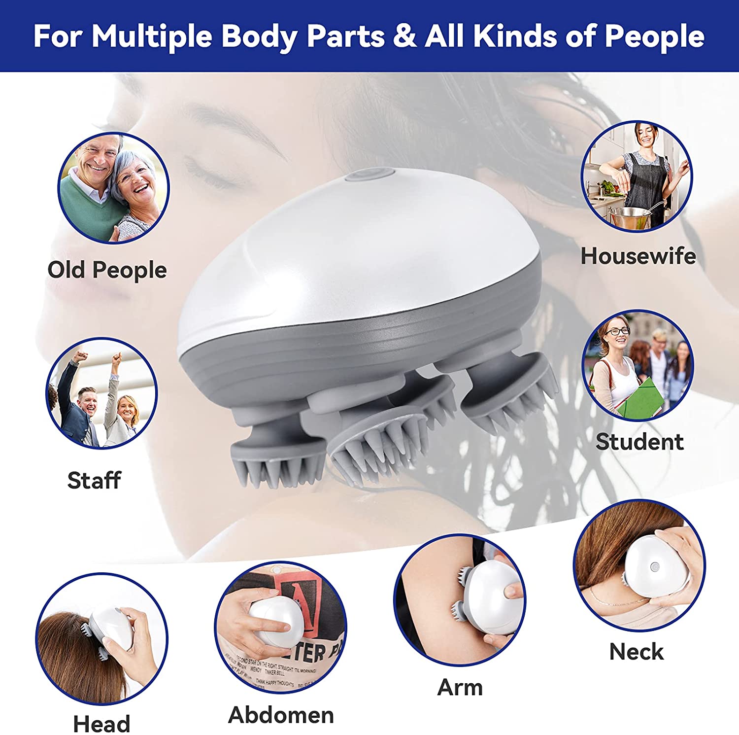 Electric Head Massager - Gadget and Glam Shop