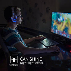 Led Light Wired Gamer Headset - Gadget and Glam Shop