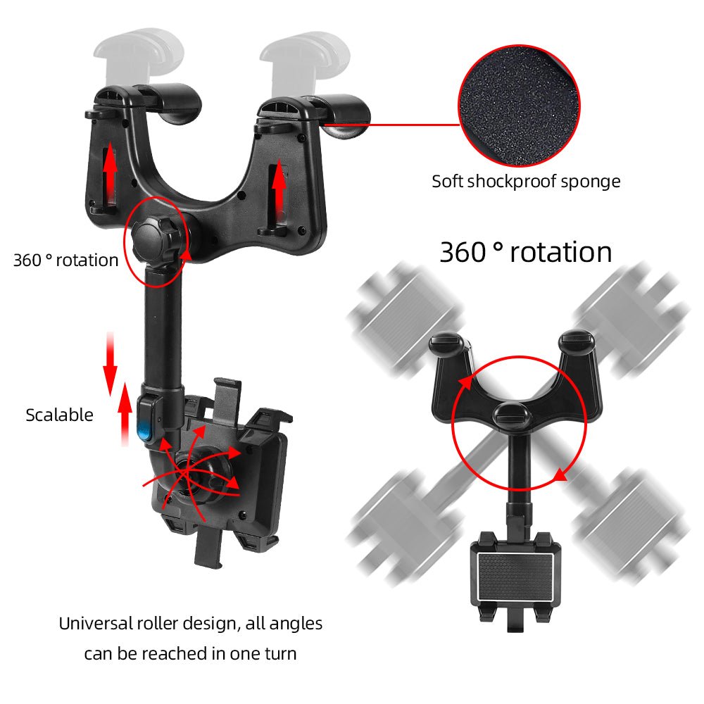 360° Rotatable Smart Phone Car Holder - Gadget and Glam Shop