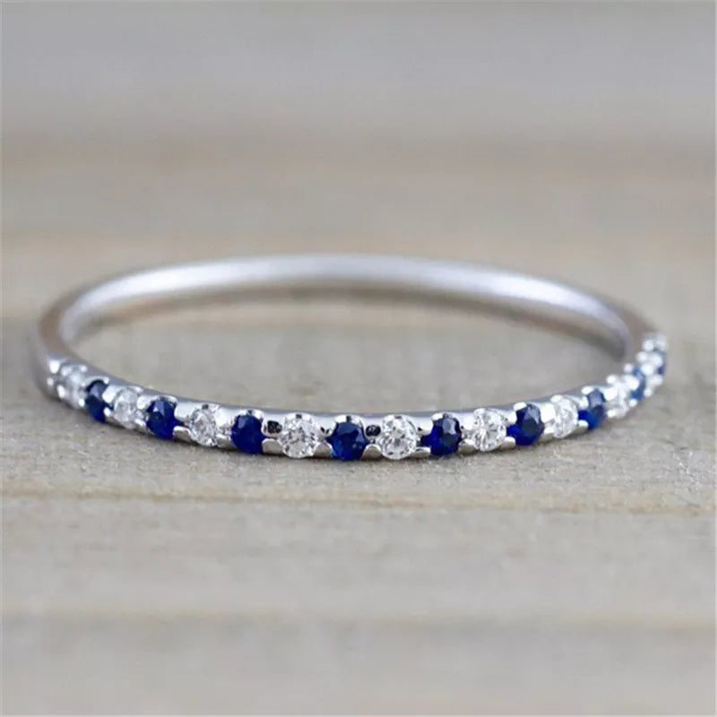 S925 Sterling Silver Real Natural Sapphire Ring: Jewelry for Women, Anillo Bizuteria Bijoux Jewelry