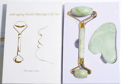 Glamour Jade Roller & Sculpting Stone Gift Set