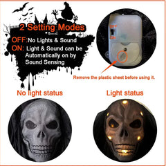 LED Hanging Skull Ghost Halloween Decor