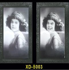 3D Halloween Face Changing Ghost Portrait