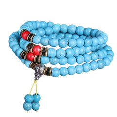 Beads Bracelet Raw Ore Ethnic Style Optimized Turquoise