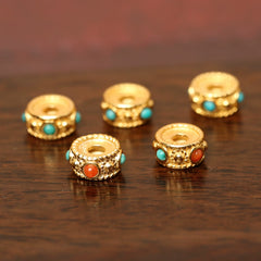 Nanhong 24K Ore Turquoise DIY Gold Accessories