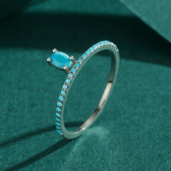 Modian Turquoise Female Index Finger Fashion Small Crown