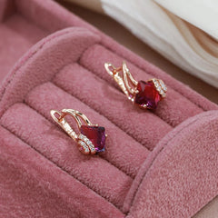 Garnet Glamour Studs