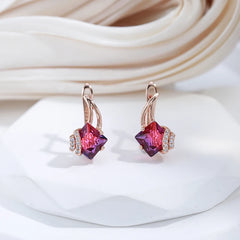 Garnet Glamour Studs