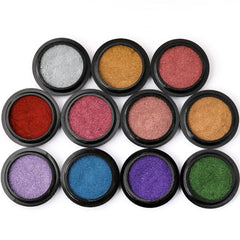 1 Box Nail Mirror Glitter Powder - Metallic Colorful Dust for UV Gel Polish & Nail Art