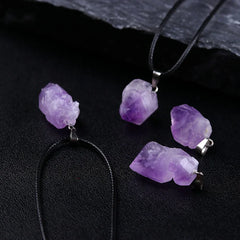 Amethyst Flower Necklace