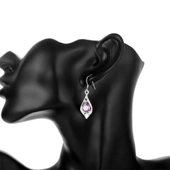 Crystal Amethyst Earrings