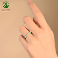 Dong Hai Shi Jia Women's Special-Interest Design Turquoise Ring