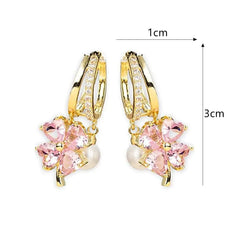 Diamond Earrings for Women: Germanium Lymphvity Magnetic Therapy, Lymphatic Drainage for Weight Loss