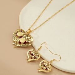 Capture Forever Love: Obega Creative Rose Heart Pendant Necklace with Exquisite Zircon, a Romantic Valentine's Day Gift