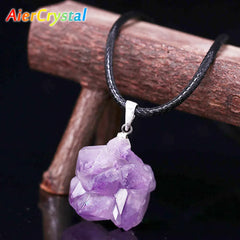 Amethyst Flower Necklace