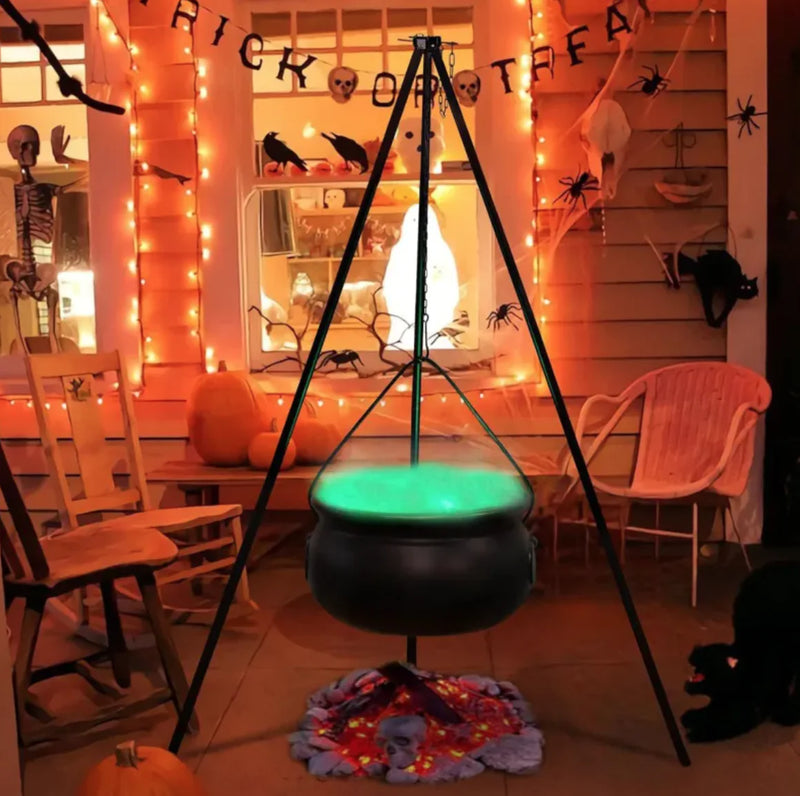 DIY Bubble Cauldron Halloween Decoration Set for Indoor Use