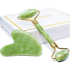 Glamour Jade Roller & Sculpting Stone Gift Set