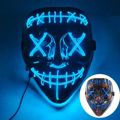 Led Halloween Mask Light Up Mask for Festival Cosplay