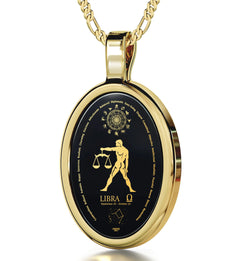 Libra Zodiac Necklace