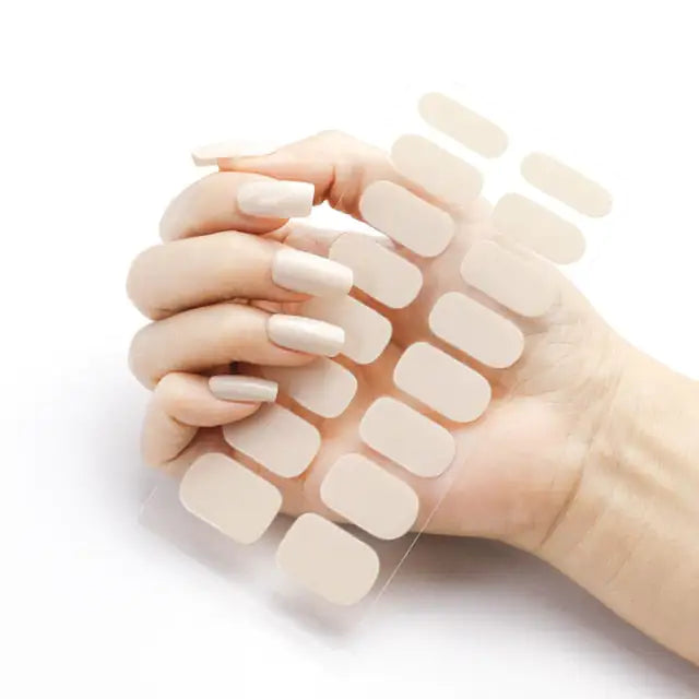 Original Beige Nail Art