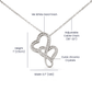 Welcome to the World – Heart - to - Heart Pendant Necklace for Mother's Day - Gadget and Glam Shop