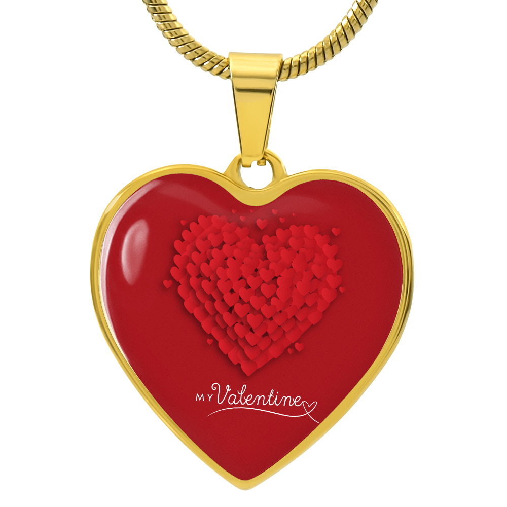 Eternal Elegance: Valentine's Day Luxury Heart Necklace