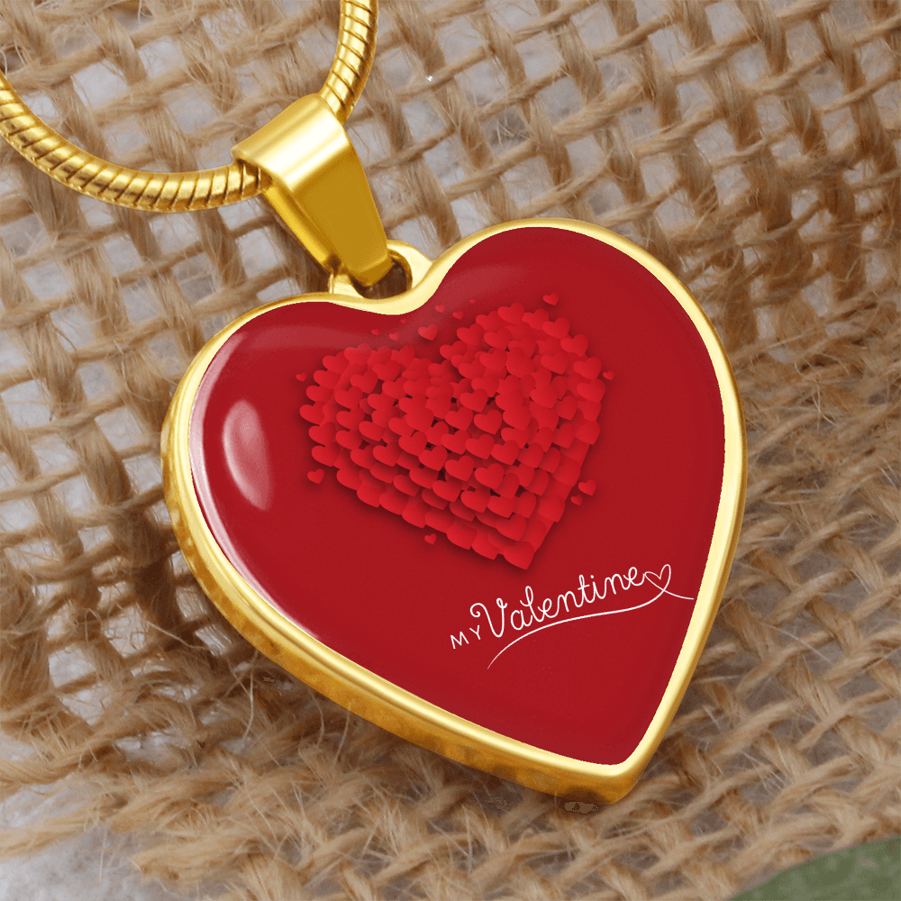 Eternal Elegance: Valentine's Day Luxury Heart Necklace