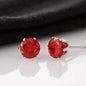 Red Cubic Zirconia Earrings - Gadget and Glam Shop