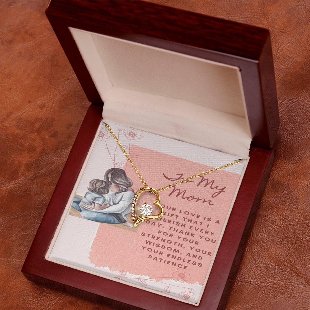 Cherished Love Necklace: A Gift of Strength and Wisdom