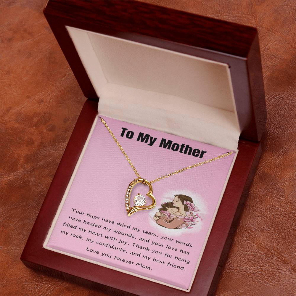 Forever Necklace - Heartfelt Gratitude for Mom