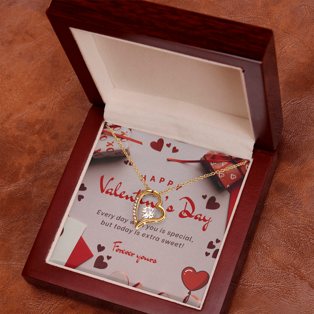 Enduring Devotion: Valentine's Day Forever Love Necklace