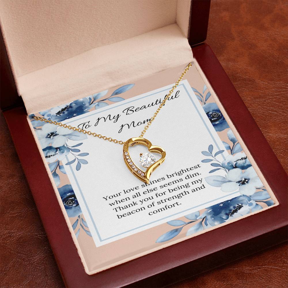 Forever Love Necklace: A Tribute to Your Radiant Support