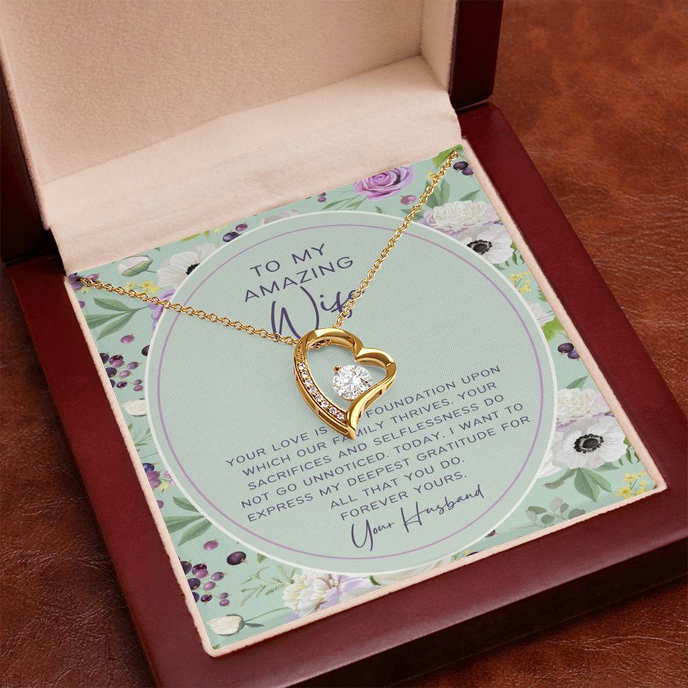 Eternal Gratitude Forever Love Necklace: Honoring Selfless Sacrifice