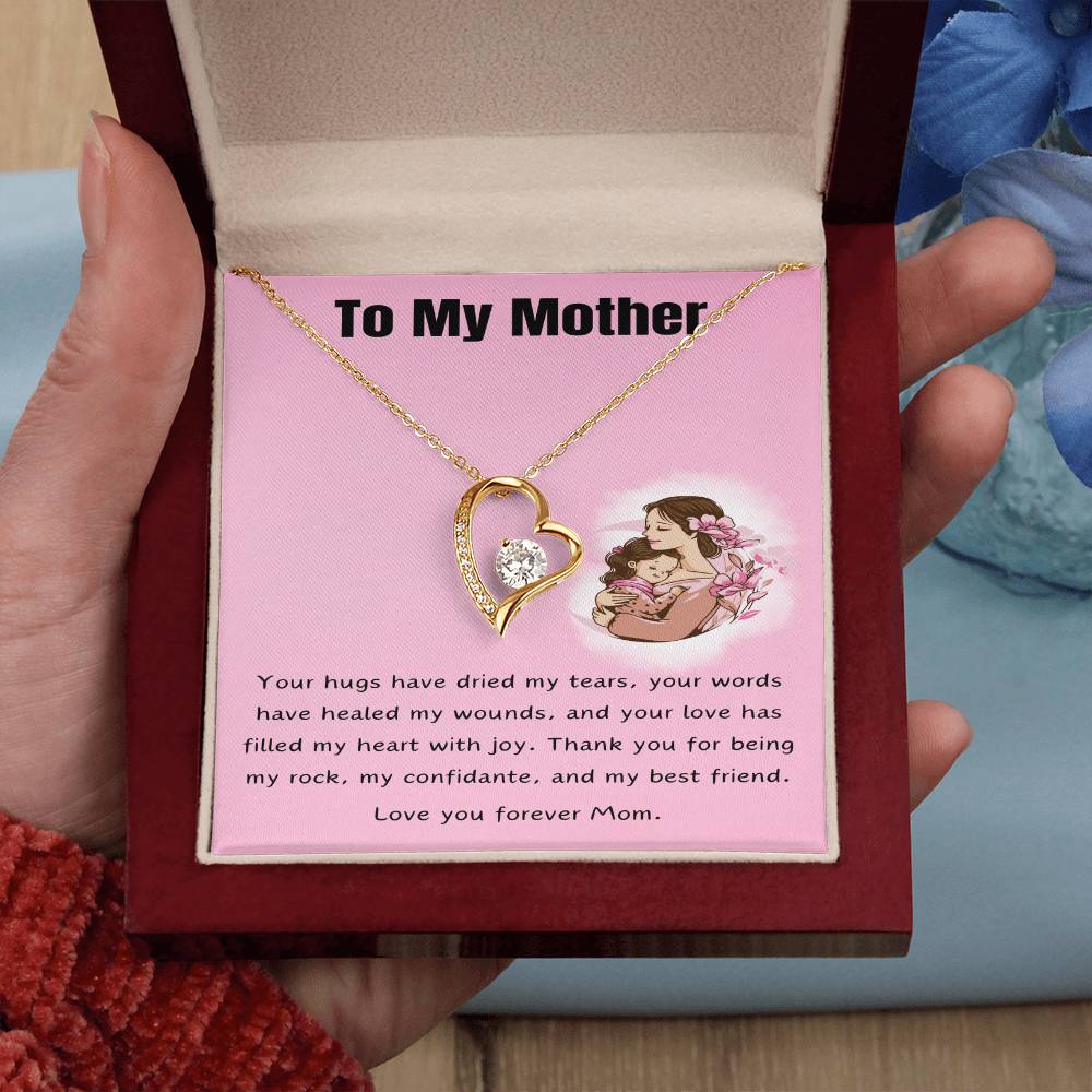 Forever Necklace - Heartfelt Gratitude for Mom