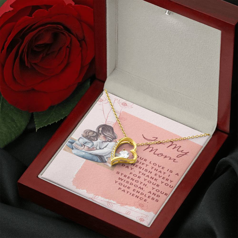 Cherished Love Necklace: A Gift of Strength and Wisdom