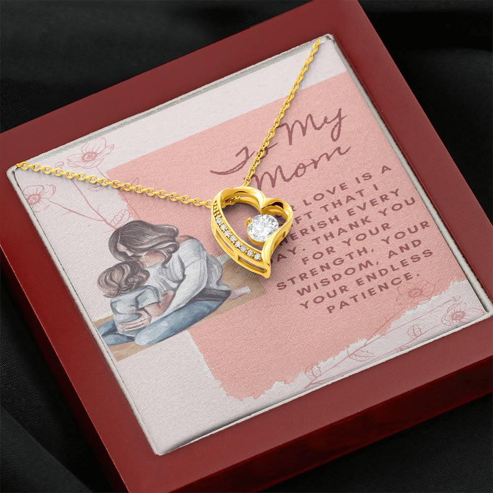 Cherished Love Necklace: A Gift of Strength and Wisdom