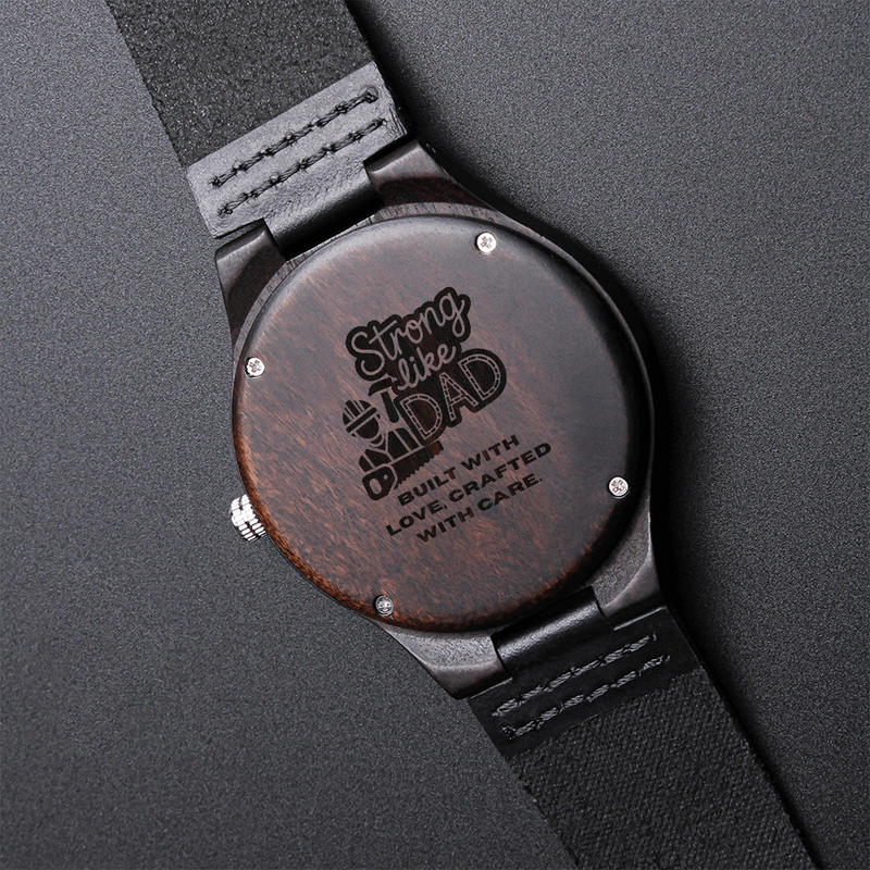 Father's Day Wood Watch – Crafted for a Carpenter Dad