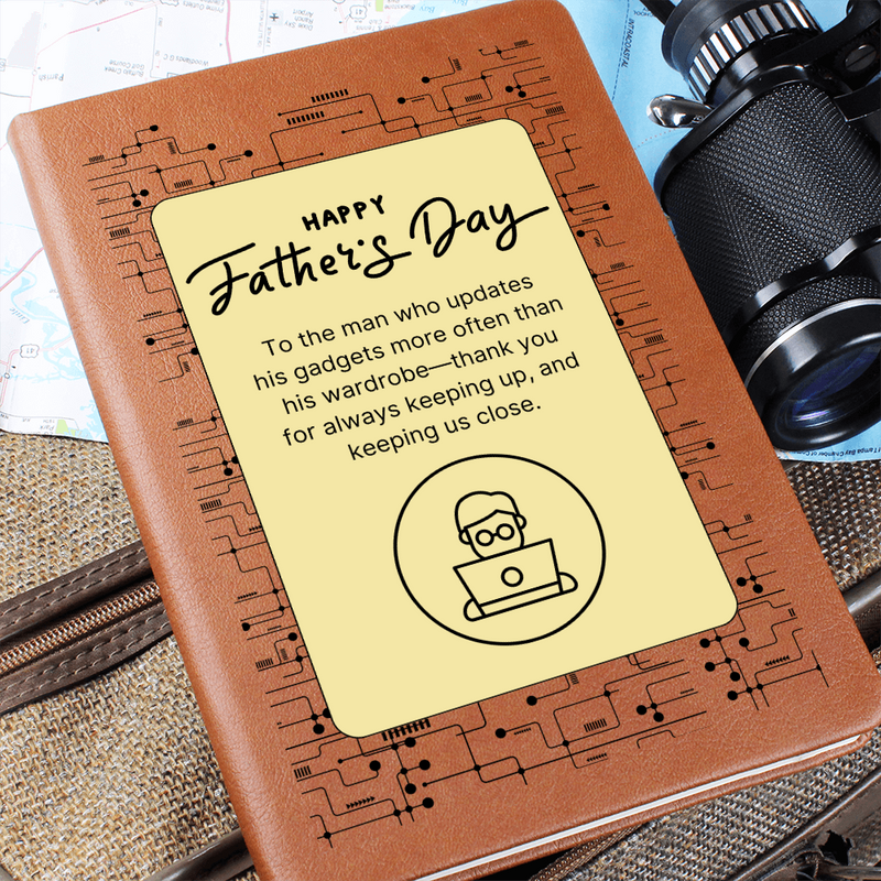 Code. Coffee. Dad Life. – Techie Father's Day Graphic Journal