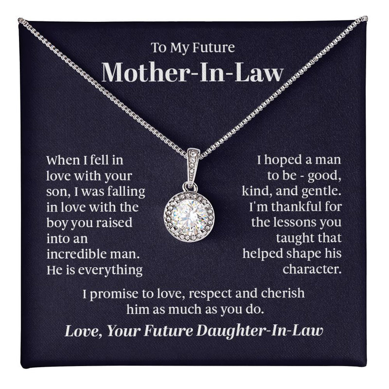 Glamorous 14K White Gold Finished CZ Cushion Pendant & Adjustable Necklace