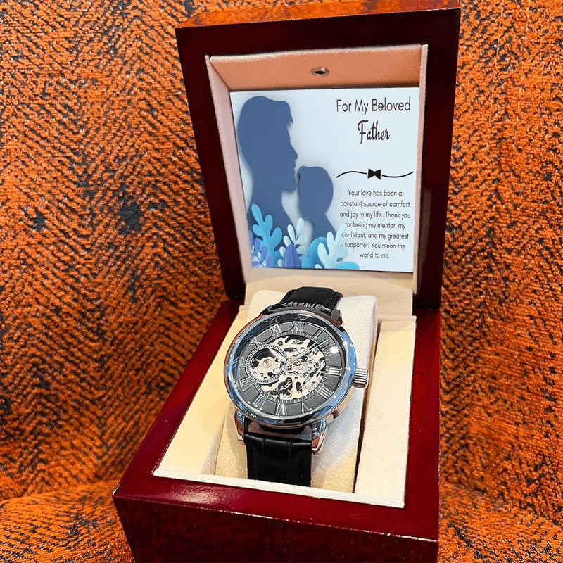 Men's Openwork Watch - A Tribute to My Greatest Supporter