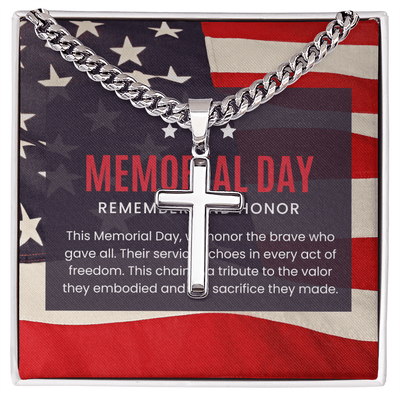 Cuban Link Chain – “Valor Remembered” - Gadget and Glam Shop