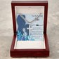 Cuban Chain with Artisan Cross Necklace - To My Beloved Mentor and Confidant