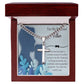 Cuban Chain with Artisan Cross Necklace - To My Beloved Mentor and Confidant