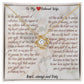 "Reconciliation Love Knot Necklace – A Pledge to Mend and Cherish"