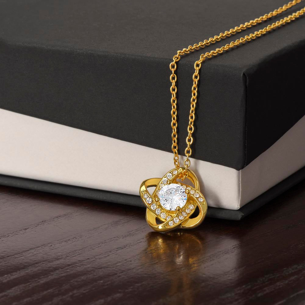 Love Knot Necklace: A Tribute to a Mom's Radiant Support