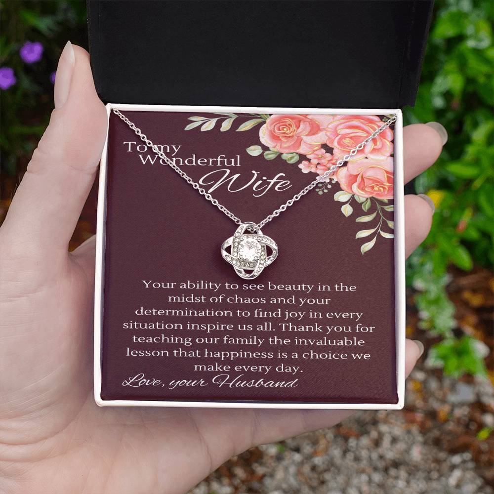 Joyful Resilience Necklace: Embracing Beauty Amidst Chaos